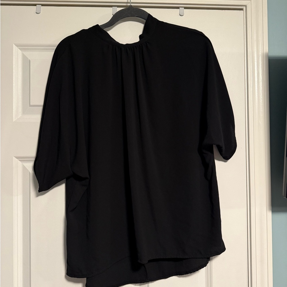 8 Items for $20: SHEIN Black Flowing Blouse
